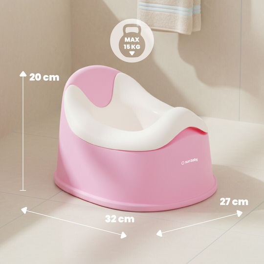 Sun Baby Clasic Toalete Pentru Copii Roz Până La 15kg