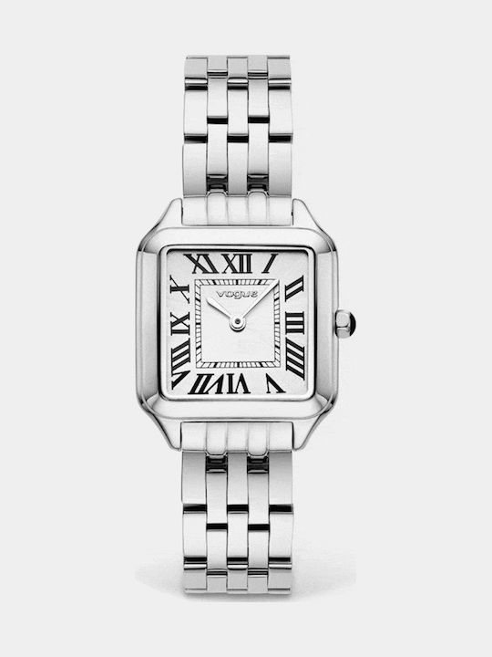 Vogue Women's Watch with Silver Metal Bracelet