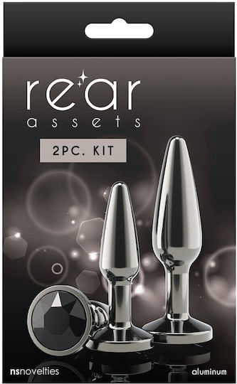 Rear Assets Tapered Trainer Kit Σετ Πρωκτικές Σφήνες Αλουμινίου Μαύρο