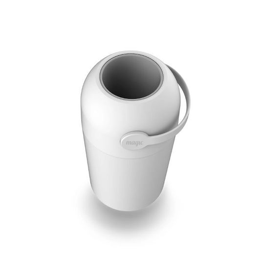 WeToo White Diaper Disposal Bin