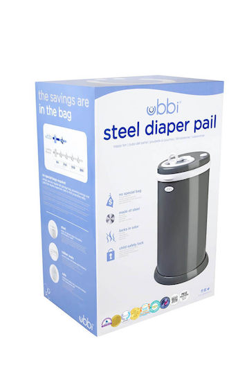Ubbi Diaper Disposal Bin Slate 1pcs