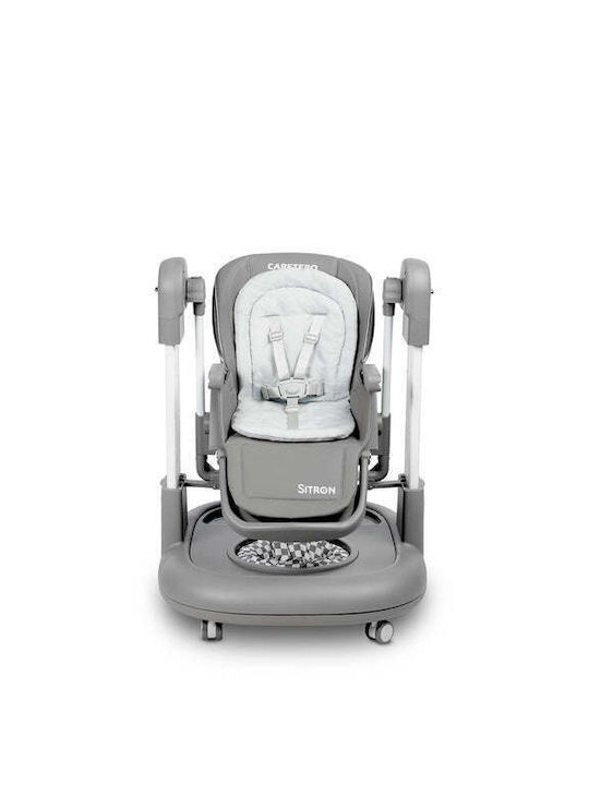 Caretero Sitron Baby Highchair 3 in 1 With Adjustable Height Gray