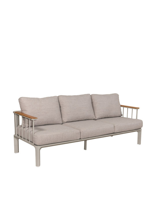 Outdoor Living Room Set 4 Pieces Aluminum