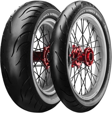 Avon Cobra Av92 180/55-18 Безкамерно Custom Гума За Мотоциклет Отзад