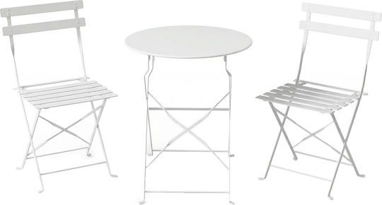 Living Room Set 3 Pieces White