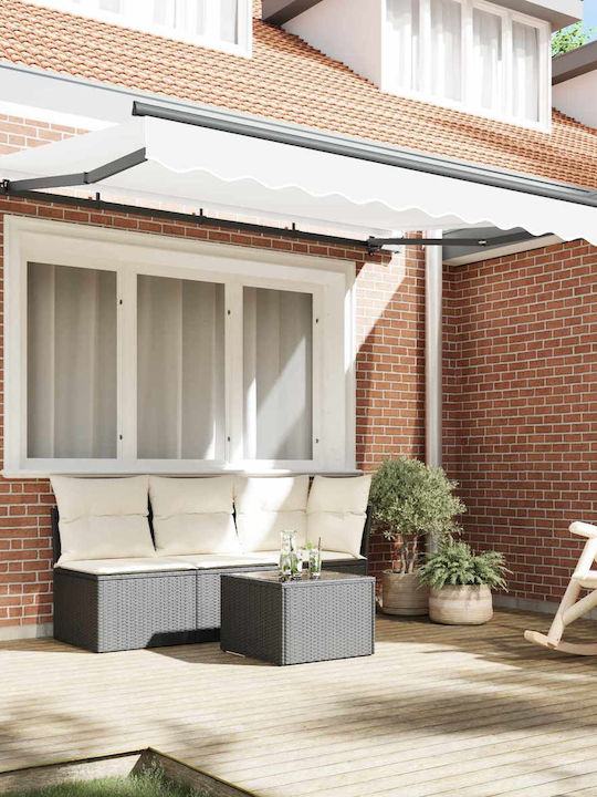 vidaXL Zelt Terrasse Weiß 3.5x2m