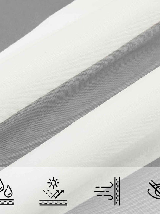 vidaXL Gray Terrace Tent 6x6m