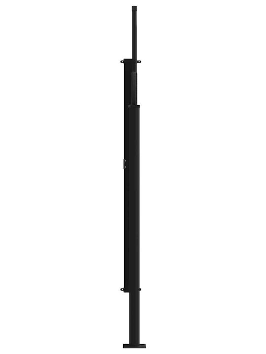vidaXL Странична Тента За Тераса Бежова 5x1.2m