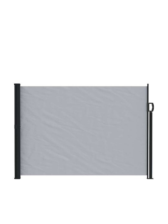 vidaXL Πλαϊνή Τέντα Βεράντας Γκρι 5x1.6m