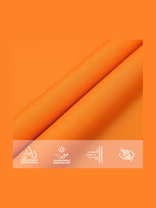 vidaXL Markise Terrasse Orange 7x5m