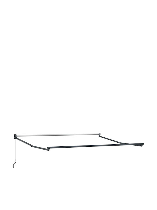 vidaXL Terrasse Zelt Grau 3x2.5m