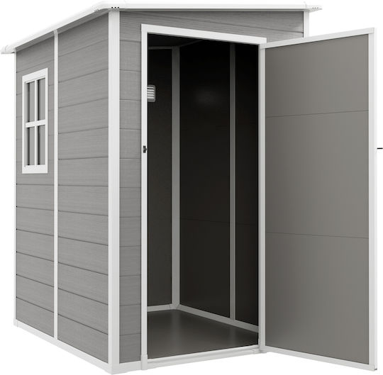 Outsunny Kunststoff Gartenhaus 1.22x1.49x1.92m