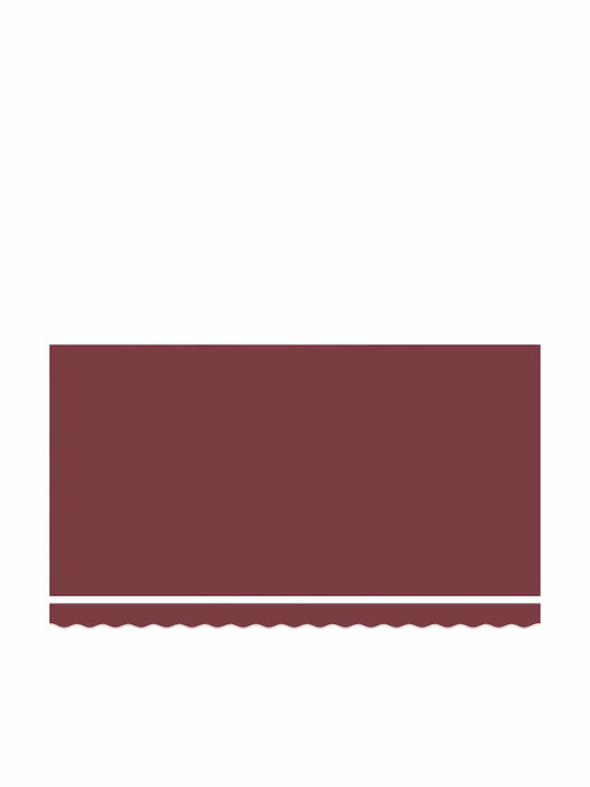 vidaXL Cort Terasă Burgundy x2m