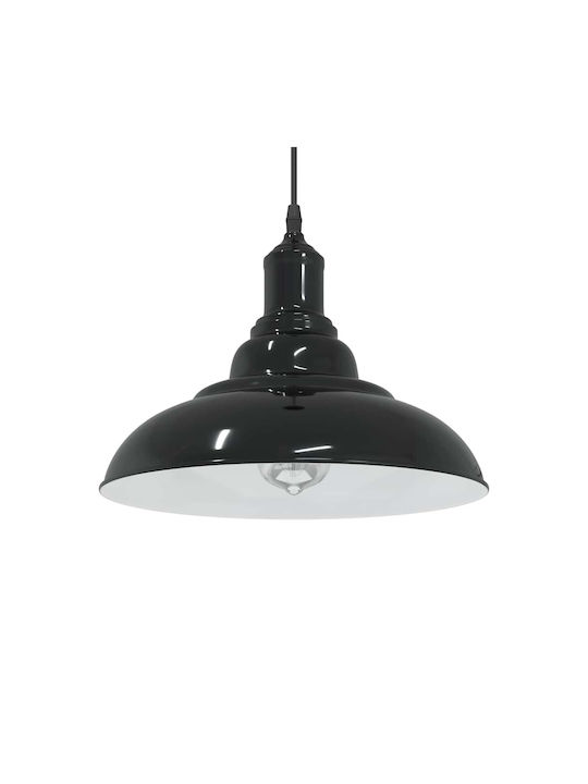 vidaXL Black Ceiling Light with E27 Socket
