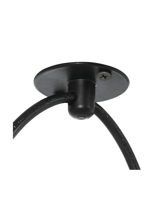 vidaXL Black Ceiling Light with E27 Socket