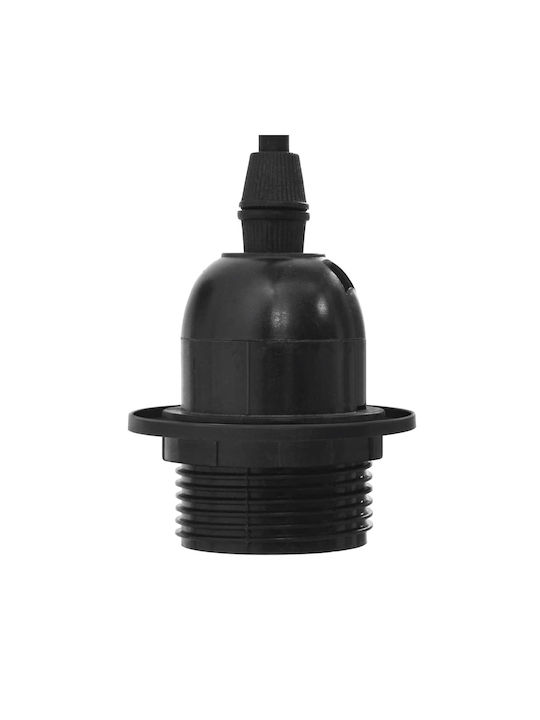 vidaXL Black Ceiling Light with E27 Socket