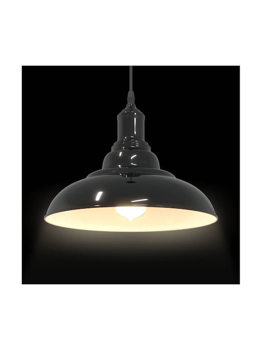 vidaXL Black Ceiling Light with E27 Socket