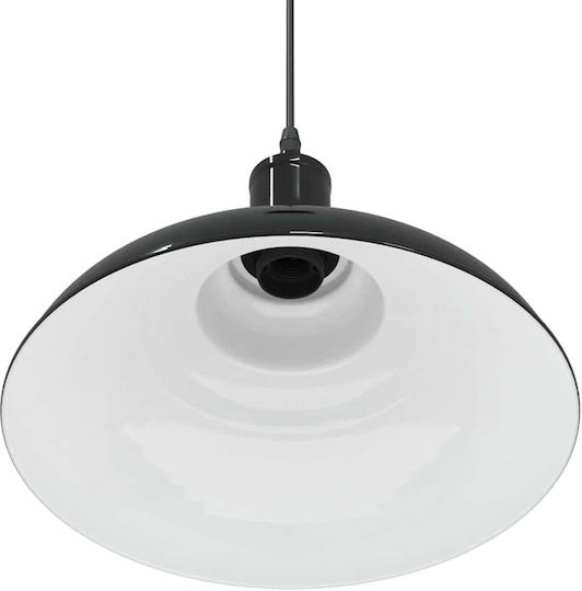 vidaXL Black Ceiling Light with E27 Socket