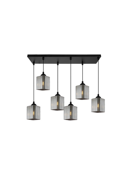 Light Home Κρεμαστό Φωτιστικό Μαύρο με Ντουί E27