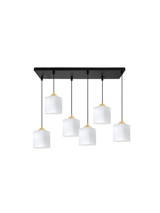 Light Home Deckenleuchte Schwarz mit Lampenbirnensockel E27