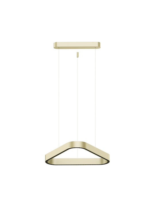 VK Lighting Pendant Ceiling Light Gold LED with Warm White Light