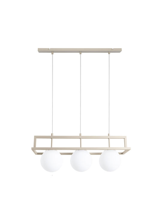 Light Home Deckenleuchte Gold mit Lampenbirnensockel E14