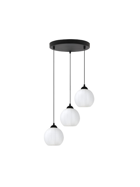 Light Home Deckenleuchte Schwarz mit Lampenbirnensockel E27