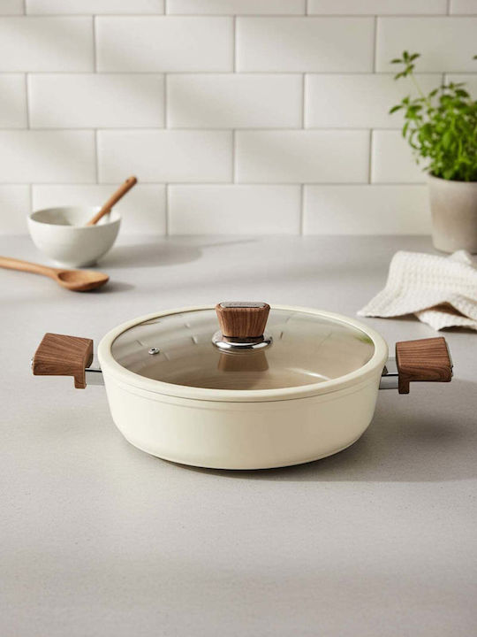 SteweHome Pots Set From Aluminum With Ceramic Coating 7pcs