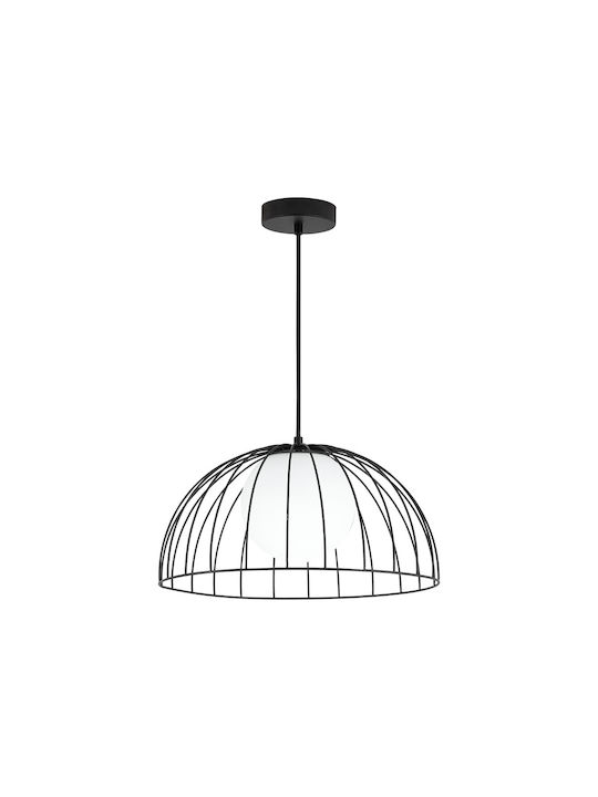 Braytron Κρεμαστό Φωτιστικό Μαύρο LED 36x36x36εκ.