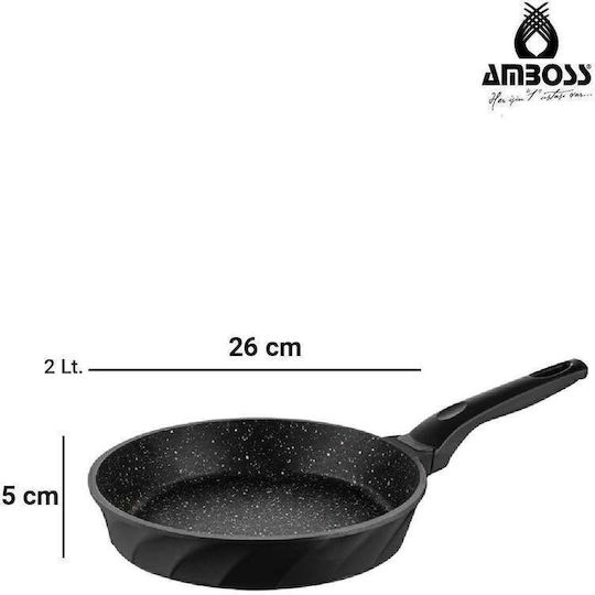 SteweHome Crucible Cookware Σετ Τηγάνια από Μαντέμι 2 τεμάχια