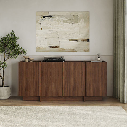 Μπουφές Dorma Ξύλινος Καρυδί 180x45x80.2cm