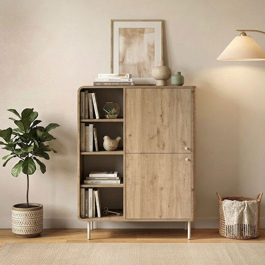 Μπουφές Colia από Ξύλο & Μέταλλο Sepet Oak 85x44x120.4cm