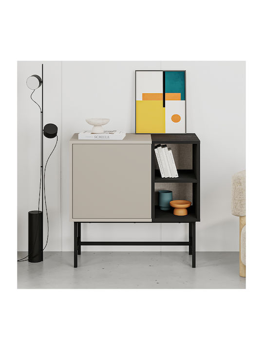 Sideboard Mona from Wood & Metal Sandstone 81x40x80cm