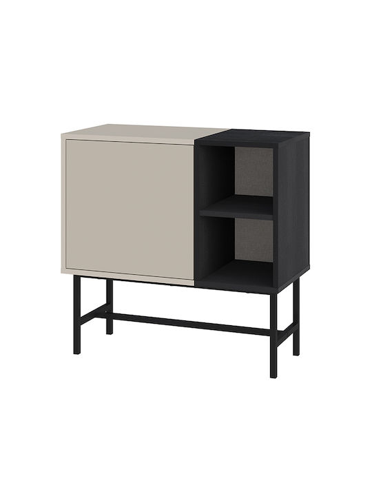 Sideboard Mona from Wood & Metal Sandstone 81x40x80cm