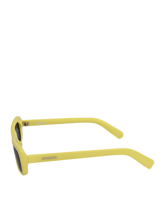 JACQUEMUS Unisex Γυαλιά Ηλίου με Κίτρινο Σκελετό και Μαύρο Φακό