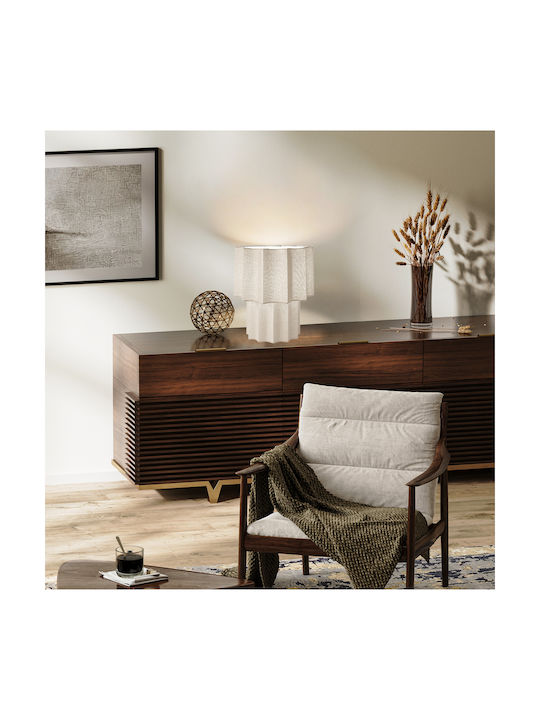 Viokef Off Table Lamp with White Shade and Base