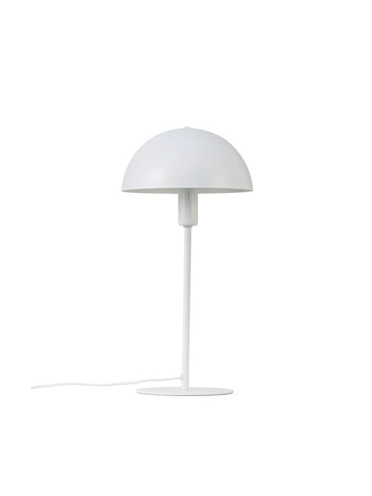 Nordlux Ellen Metal Table Lamp for Socket E14 with White Shade and Base
