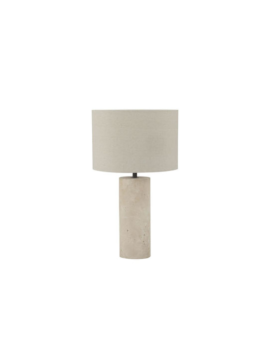 Andrea House Table Lamp for E27 Fitting with Beige Shade and Base
