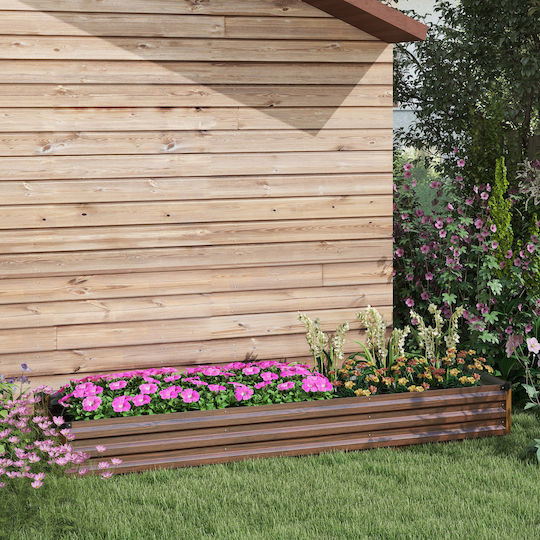 Ghiveci Dark Brown 240x60x30cm.
