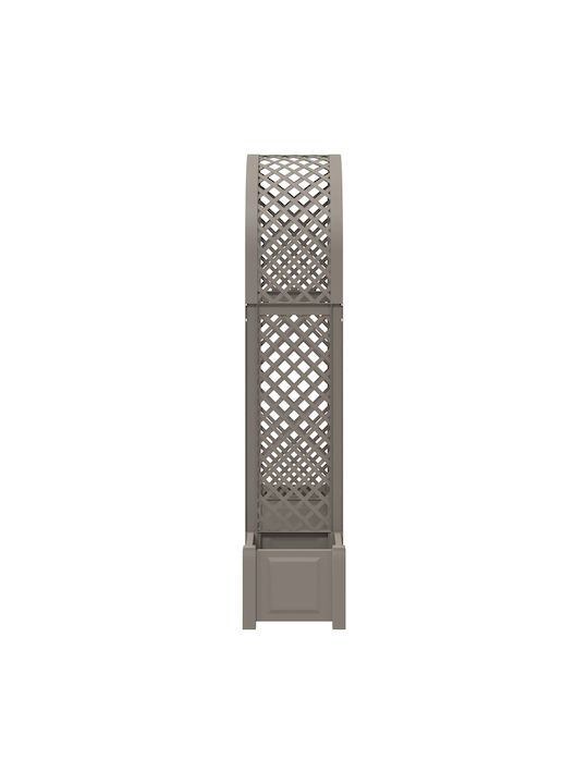 vidaXL Plastic Gray Flower Pot 168.5x43cm