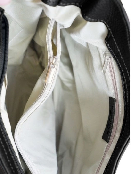 Leather Women's Crossbody Bag Black