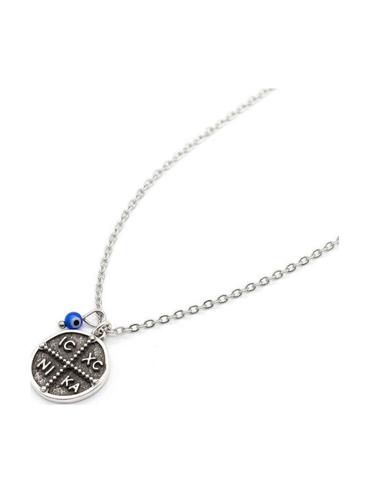 Irmelia Colier Talisman Ochi Protector Din Oțel
