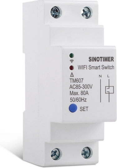 Sinotimer Elektrische Messgeräte Digital Schiene Monophase Wi-Fi Tuya