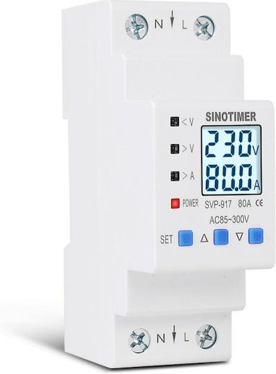 Sinotimer Instrument de Măsură pentru Panou Electric Digital pe Șină Monofazat