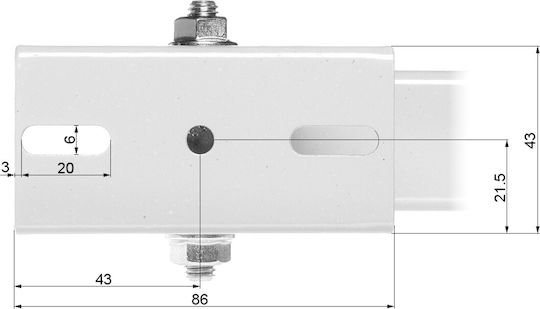 Delta Βάση για Κάμερες Συστημάτων CCTV BRP-30W