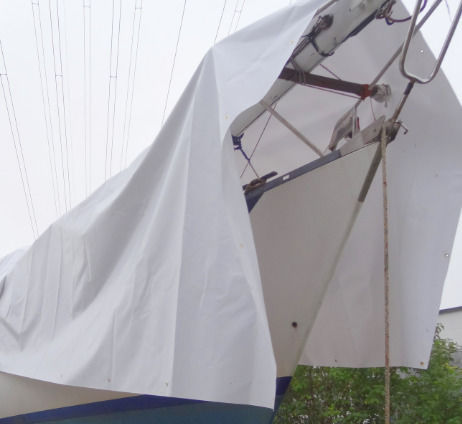 Dalimond Waterproof Tarpaulin 250gr/m² 4x6m Heavy Duty White