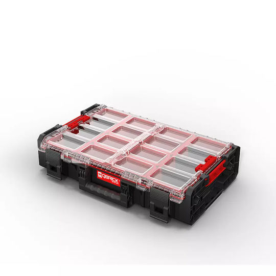 Qbrick QBrick System One Ταμπακιέρα Εργαλείων 14 Θέσεων με Αφαιρούμενα Κουτιά Κόκκινη 58.2x38.7x13.1εκ.
