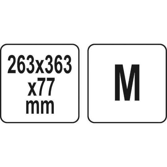 Yato Tabacheră Pentru Unelte Transparentă 26.3x36.3x7.7cm