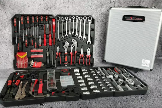 Boxer Werkzeugkoffer mit 599 Werkzeugsatz für Uhrenreparaturen