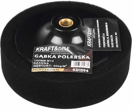 Kraft&dele Burete de Lustruire Duritate Mare 30 Kg/m³ Diametru 150 Mm Kd1594